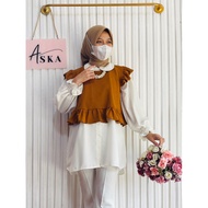 KEMEJA ASKA.ID - CHORY VEST SET VEST SHIRT VEST TOP