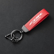 High-Grade Leather Motorcycle Keychain Holder Keyring For Honda CBR650R CBR 650R CBR650 R Universal
