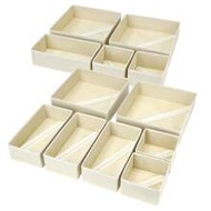 1/3/6/9/12 Packs Simple Style Foldable Cloth Storage Box Closet Dresser Drawer Divider Organizer Bas