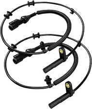 QAGGUM 1 Pair ABS Wheel Speed Sensor Fit for Ford Lincoln F150 2005-2008 Mark LT 2007 2008 Replace 7