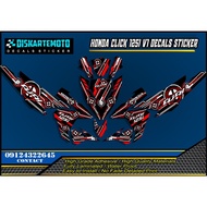 Honda Click 125i V1 Decals Sticker