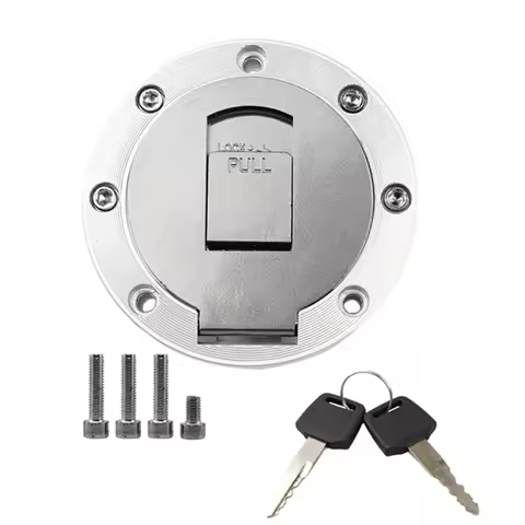 Motos Key Locking Cover For Yamaha Universal Motorcycle Fuel Tank Cap Gas Cover For YZF R1 R6 600 XJ