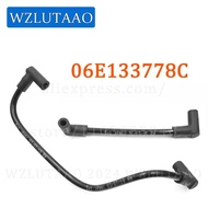 2pcs Solenoid Vacuum Tube Engine Vacuum Pipe Connect Intake Valve 06E133778C 06E 133 778 C For Audi 