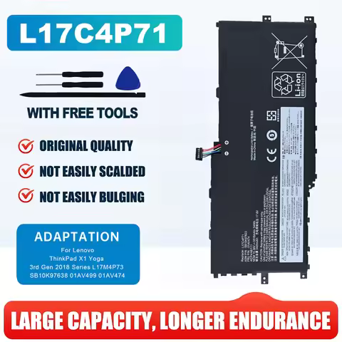 L17C4P72 L17M4P72 Laptop Battery For Lenovo ThinkPad X1 Extreme Gen 1 2 For ThinkPad P1 1st 2nd Gen 