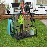 [whfashionkk] Garden Tool Organizer Yard Tool Organizer Utility Shelf Rack Organization for