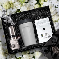 【HWC黑沃套裝禮盒】耶加雪菲咖啡豆/磨豆機/咖啡杯240ml 生日禮