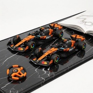 Bburago 1:43 2025 McLaren MCL39 Diecast F1 Model - #4 Lando Norris / #81 Oscar Piastri Bburago 1:43 