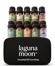 美國 Lagunamoon 天然純精油10瓶組附隨行包