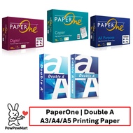 PaperOne A3 & A5 Printing Paper | Double A A4 Printing Paper [Photocopy 70gsm | 80gsm | 100gsm]