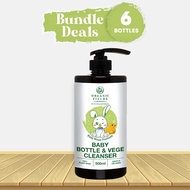 ORGANIC FIELDS Baby Bottle Cleanser & Vege Wash (500ml) | Plant-based