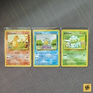 Pokemon Card Vintage 1999 3 Challenge Charmander Squirtle Bulbasaur -