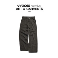 CHARCOAL HEAVY WIDE STRAIGHT JEANS WHOSE - Wide fit STRAIGHT leg jeans Whose Studio 515