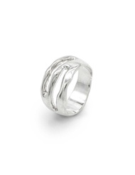 KHARYS Swell ring - Silver 925 Statement ring แหวนเงินแท้ แหวนฟรีฟอร์ม