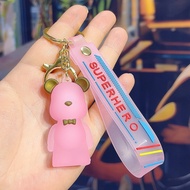 "RGK" Gantungan kunci Beruang galak Teddy Bear keychain tas motor mobil