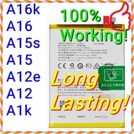 (Long Lasting) NEW ORI Stable Battery for Oppo A16k A16 A15s A15 A12e A12 A1k / BLP817 BLP711 BLP673