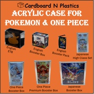 Magnetic Acrylic Display Case for Pokemon Products | ETB | Booster Box | Booster Pack