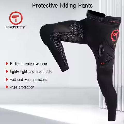 T brand off road cycling protective pants enduro motorcycle riding long short hip protection pants d