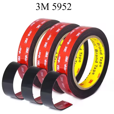 3M VHB5952 Strong Double-Sided Adhesive Tape - Secure Fixation Residue-Free and Waterproof High-Visc