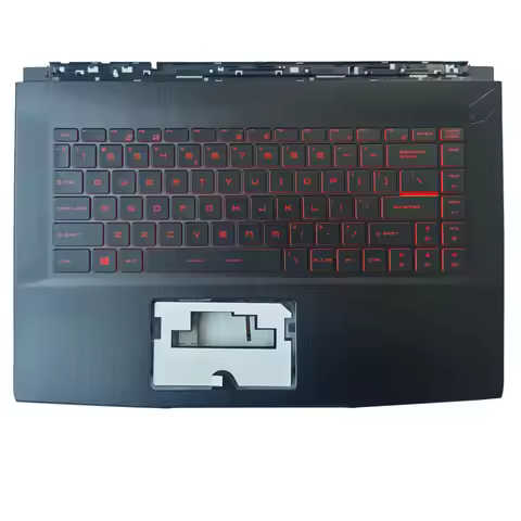 Laptop Keyboard For MSI GF63 GF65 16W1 GF65VR English GF63 With Laptop Palmrest Shell Backlit GF63 C