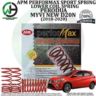 Perodua Myvi D20N Lower Coil Spring , Sport Spring Apm Performax [ Original ] (2018-2021)