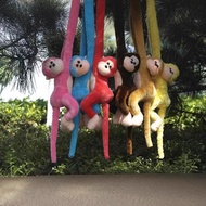 Wholesale Scenery Zoo Screaming Colorful Long-Armed Monkey Doll Hanging Curtains Hanging Monkey Plus