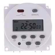[extremewellknown 0531] Digital timer DC /AC 12V 16A LCD display programmable timer OVP switch