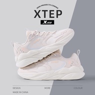 K-88/Xtep（XTEP）【Empty Mirror】Women's Sneakers Women's Summer and Autumn New Leather Waterproof Clunky Sneakers Women's C