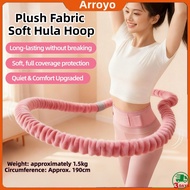 New Velvet Spring Soft Hula Hoop fully encloses the hula hoop weight loss and fat burning soft exerc