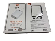 Mi 18W/27W/33W Charger Xiaomi Redmi Fast Charger Turbo Charge Travel Adapter With Type-C Cable