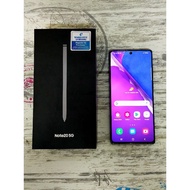 Second Hand Phone Samsung Note 20 5G (8GB + 256GB) Full Set