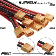 OPTIMISTIVF XT60 Connector Plug High Quality With Silicone Wire 12 AWG/14 AWG Wires Female / male