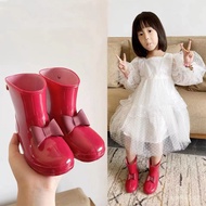 ZzJapanese Children's Rain Boots Kindergarten Baby Rain Shoes Shoe Cover Rubber Shoes Girl Baby Girl Little Girl Little
