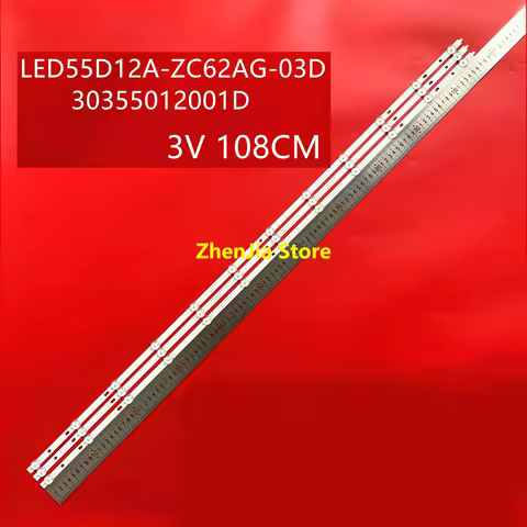 5/10KIT LED strip For LED55D12A-ZC62AG-11D TV Haier 55 Smart TV S2 ，Haier 55 Smart TV S1, Haier 55 S