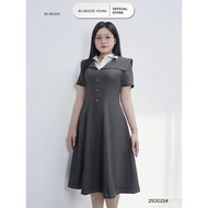 BIGSIZE 2-collar shirt dress – 25DD254- [BU Bigsize ]