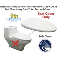 Claytan Mercury One Piece Washdown WC1622 / USC231 Soft Close Heavy Duty Toilet Seat Cover Suitable 