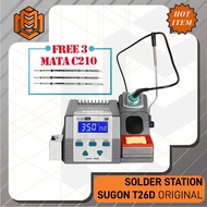 MATA SOLDER SUGON T26D FREE 3 EYES C210 ORIGINAL SUGON T26D/ + 3 Solder Bits C210 Sugon T26d Solderi