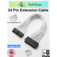 ATX 24-pin Extension Male to 24 Pin Female Power Extension Cable, Customized PC 24 Pin cable, 24-pin