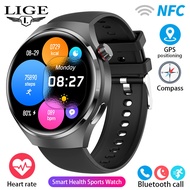 LIGE watch men original Full Circle Touch Screen Steel Band Luxury Bluetooth Call Men Smart Watch Waterproof Sport Fitness jam tangan+Box