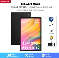 MAGCH แท็บเล็ต12.0แอนดรอยด์10.36นิ้ว8GB + 128GB แท็บเล็ต6000MAh Dual 4G LTE WIFI โต๊ะพีซีพร้อม Netflix Goo Play ZOOM นักเรียนออนไลน์ชั้นประถมศึกษาปี1920X1200 IPS HD