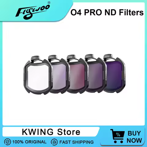 Flywoo ND Filters V2 For DJI O4 PRO ND Filters Set ( ND UV ND4 ND8 ND16 ND32 ) compatible with all O