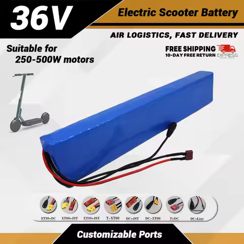 36V 20000mAh 10S4P Brand-new Rechargeable Li-ion Battery for Electric Scooter 250W 500W electric mot