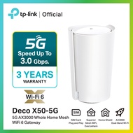 TP-Link Deco X50-5G Router AX3000 Whole Home Mesh WiFi 6 Gateway เร้าเตอร์ใส่ซิม 5G ให้ความเร็วดาวน์