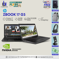 HP Laptops | ZBook Firefly 14 G7 ZBook 17 G3 | Core i7 10th & 6th Gen | 8-32GB Ram 256-512GB SSD | F