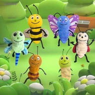 ELMER Animal Finger Puppets, Cartoon Role Play Insect Series Puppets, Hand Puppet Set 9cm Educationa