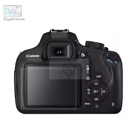 Self-adhesive Tempered Glass LCD Screen Protector Cover for Canon EOS 1200D 1300D 1500D 2000D Rebel 