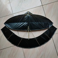 Layangan Gapangan Ceper Polos Bambu Tradisional 70cm