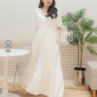 CAROCARA | Orlins Dress Wanita Smock Katun Rayon Maxi
