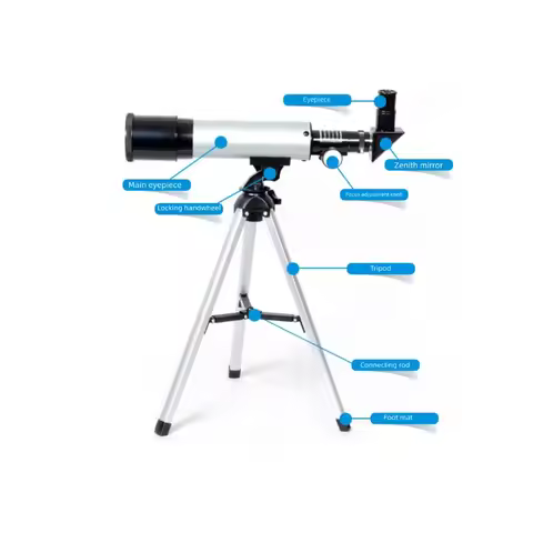 Astronomical Refractor Telescope F36050 Portable Travel Telescope With Optional Phone Clip Star Char