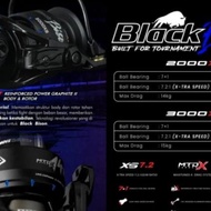 (NEW) Reel daido black bison 2000xs 3000xs power handle TERBAIK