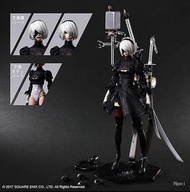 日版 play arts 改 yorha no.2 b型 2b 尼爾 action figure 人形公仔 square enix dx 豪華版